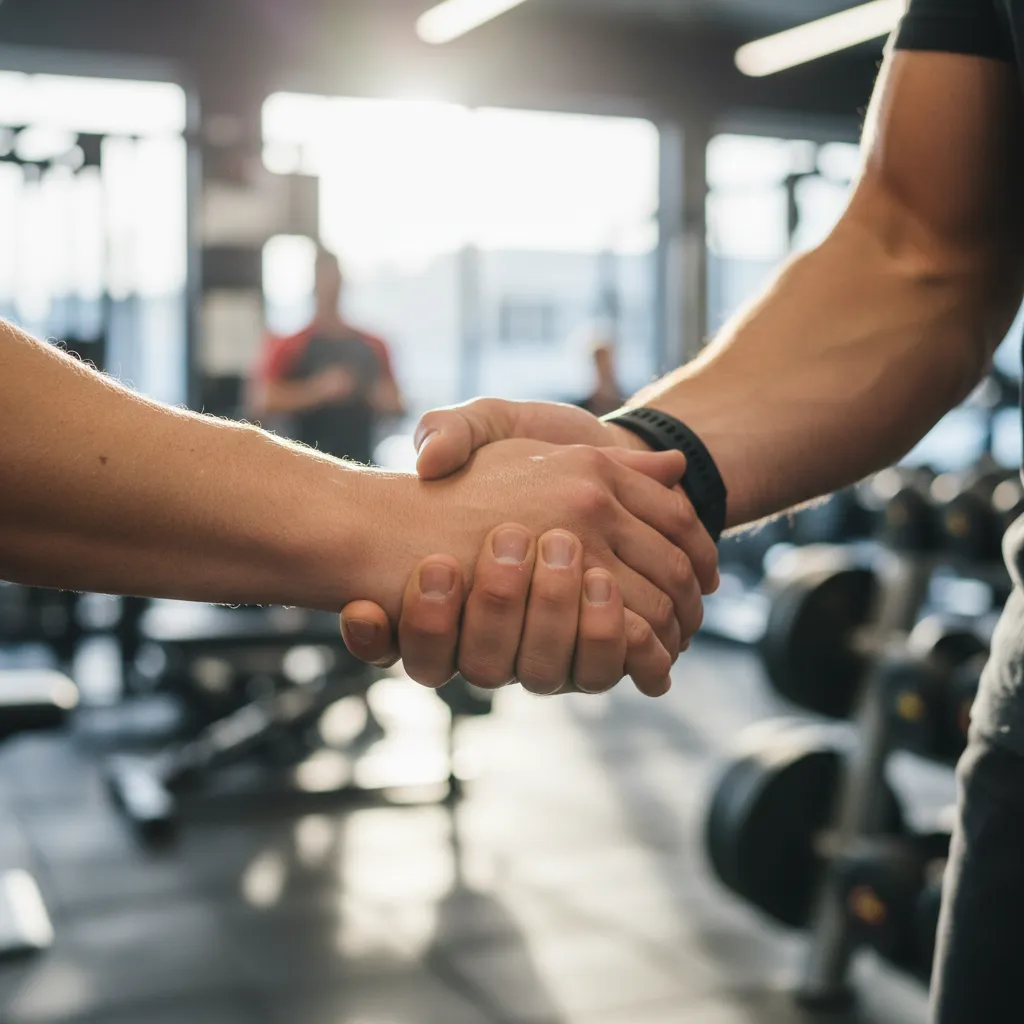 Convenient Mobile & At-Home Training - A close-up, motivati