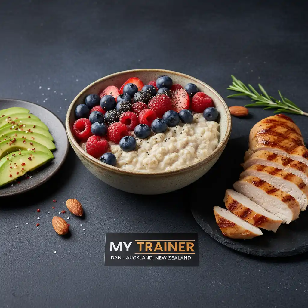 Nutrition Tips for Home Fitness - A person preparing a