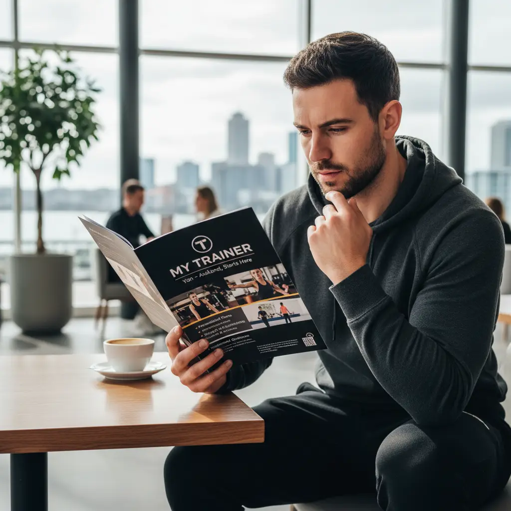 Finding Best Gyms in Auckland - A person looking tho