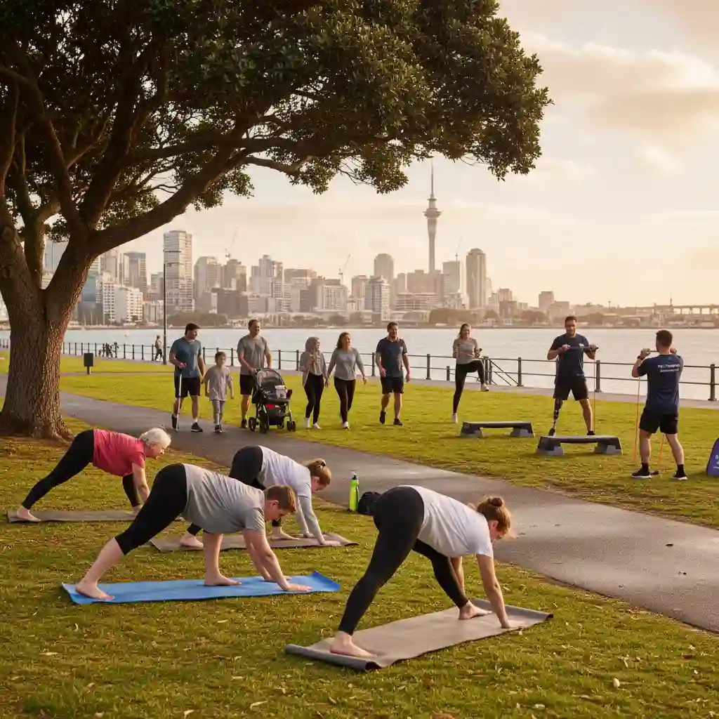Local Fitness Classes for Beginners Auckland - Various people of di