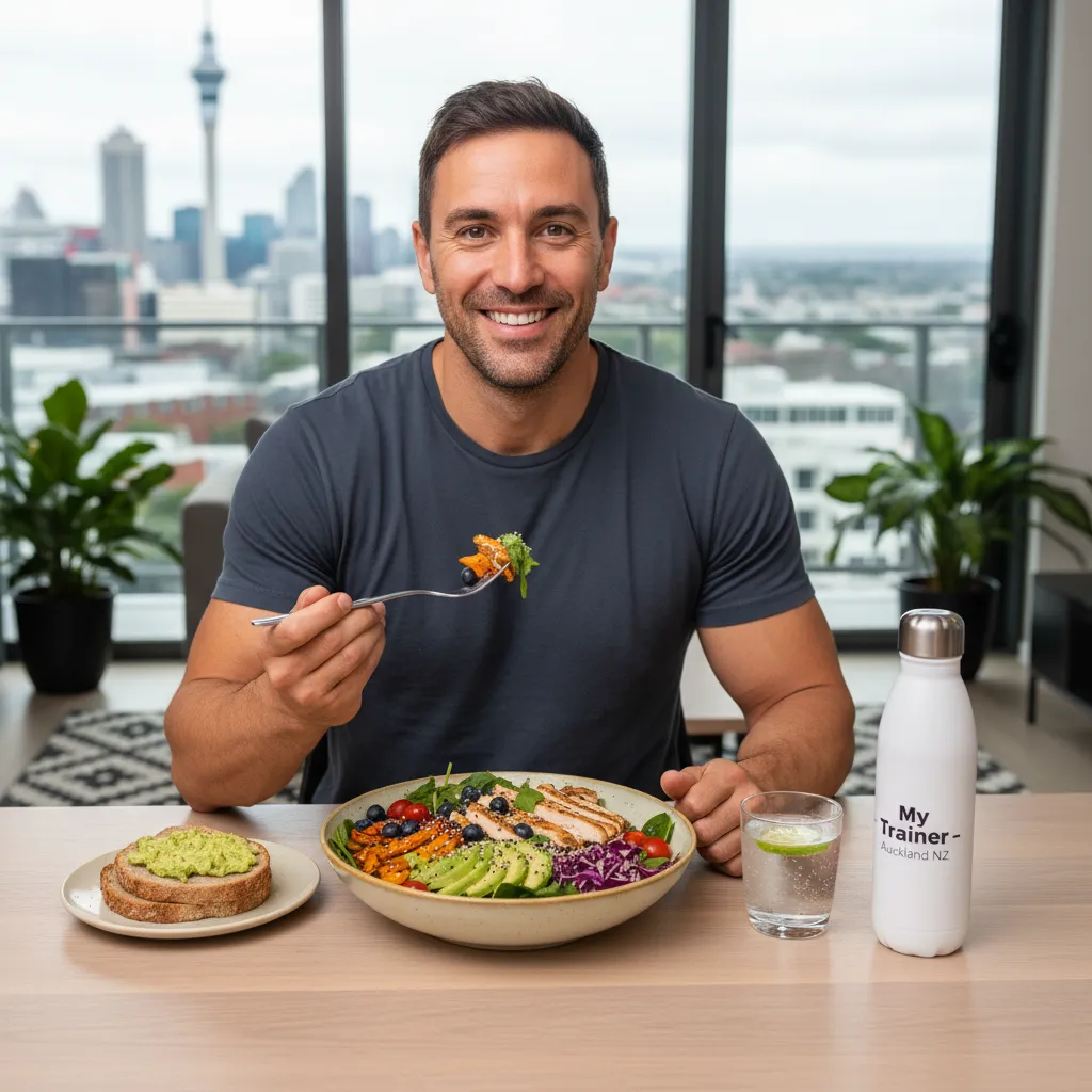 Healthy Food Delivery Services Auckland - A fit person enjoyin