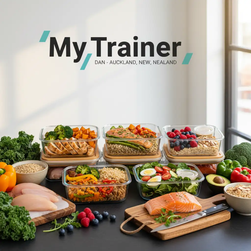 Healthy meal prep for personalized nutrition plan