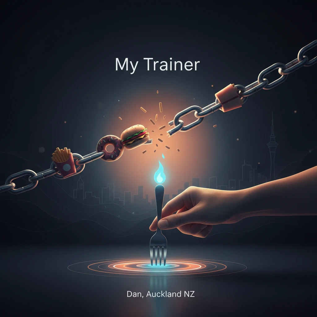 Mindful Eating for Stress Reduction - A visual representat