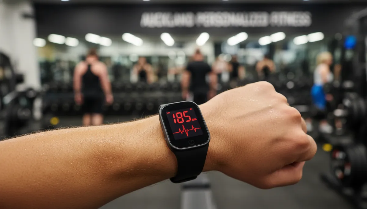 Heart rate monitor during intense exercise