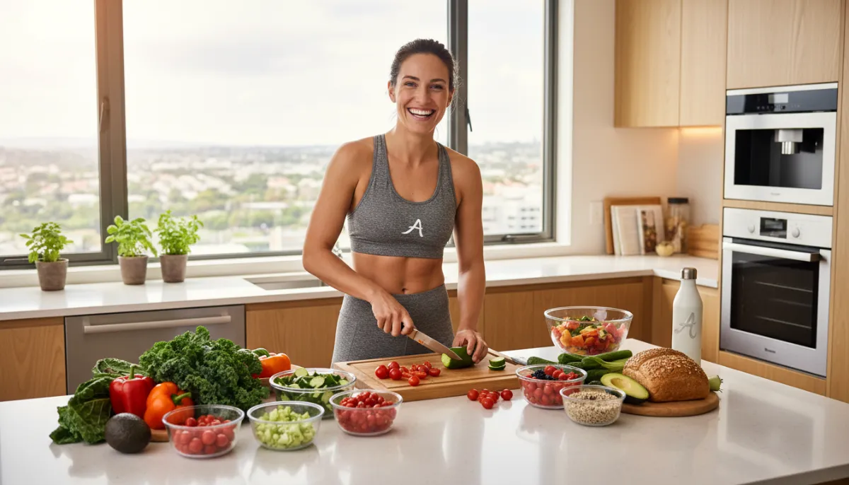 Holistic Nutrition & Wellness Coaching - A person happily pre