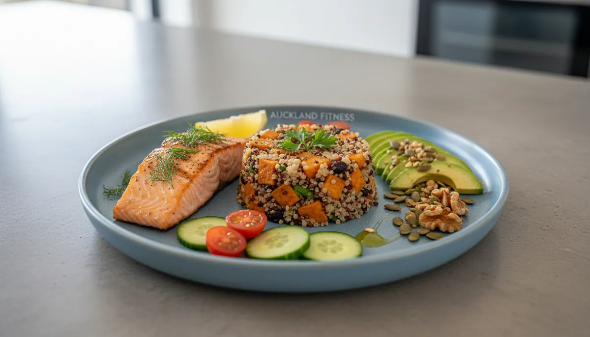 Macronutrient & Micronutrient Optimization - A balanced meal with