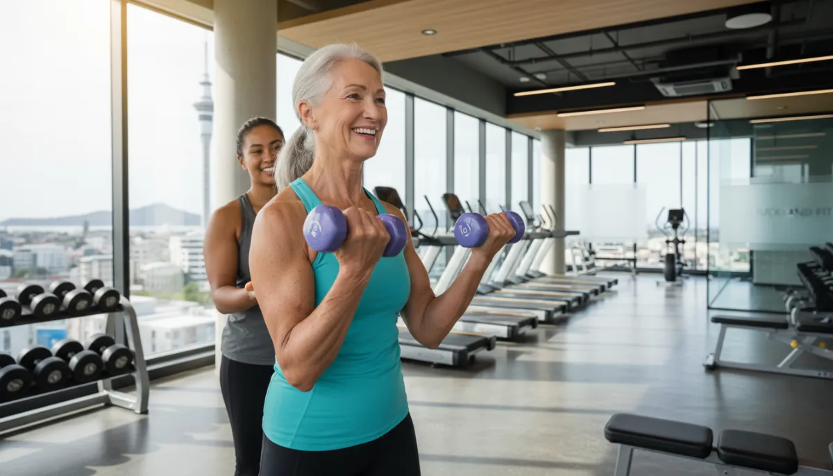 Senior Fitness & Active Aging Programs - An active senior wom