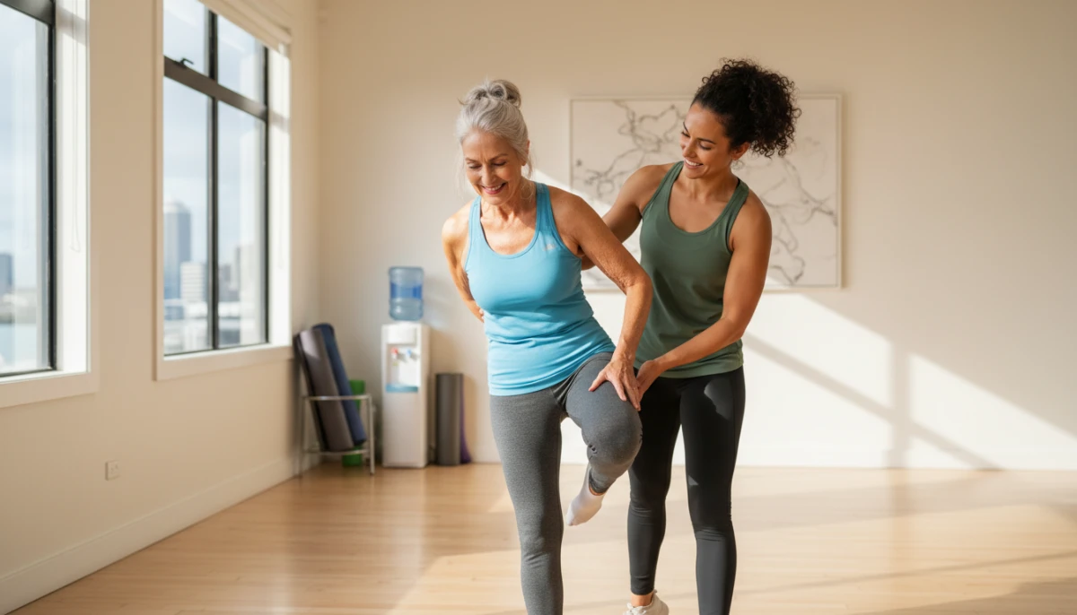 My Trainner's Expert Philosophy & Trainer Profiles - An older woman in he