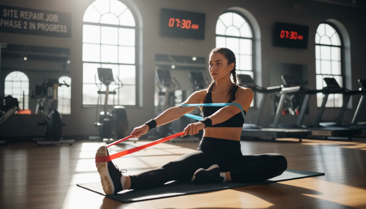 Post-Injury Return to Fitness Strategies - An athlete performin