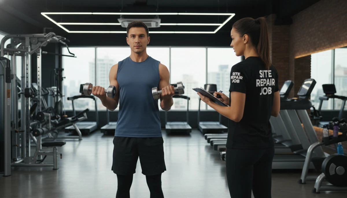 Post-Injury Return to Fitness Strategies - A person safely lift