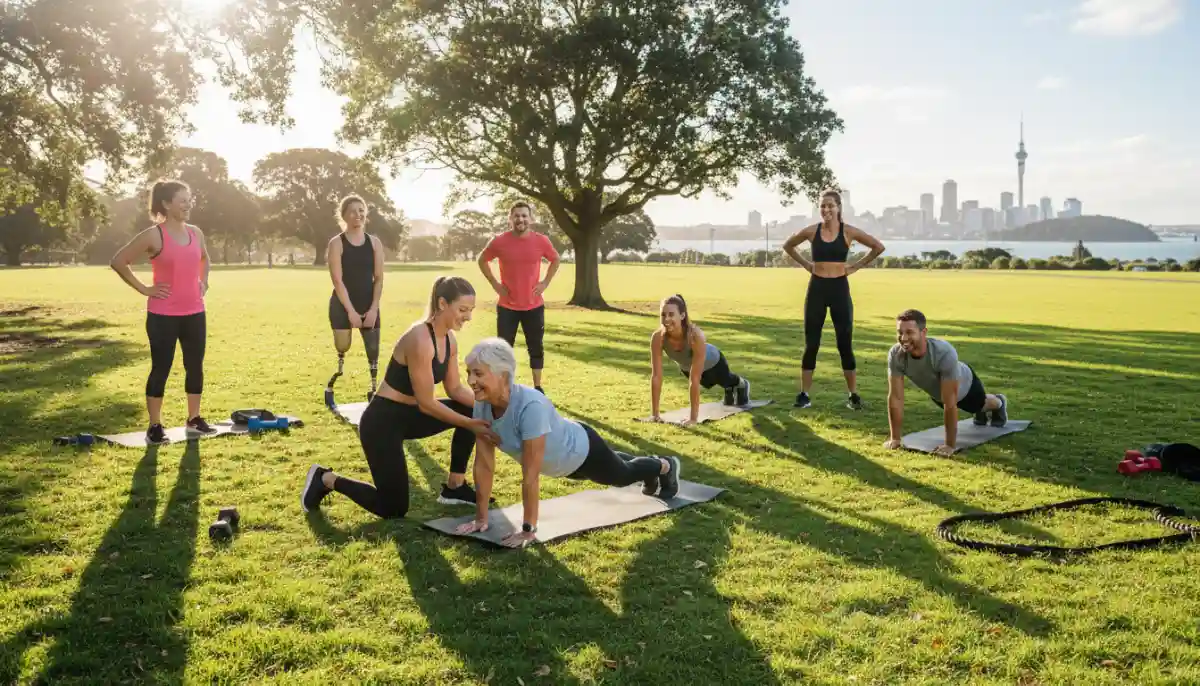 Affordable Personal Training Auckland - Diverse group of peo