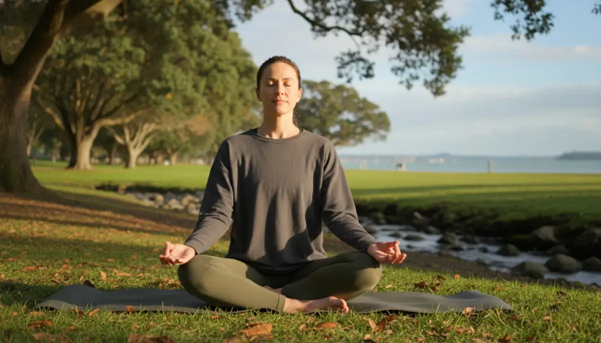 Stress Management Techniques for Fitness Enthusiasts - A person practicing