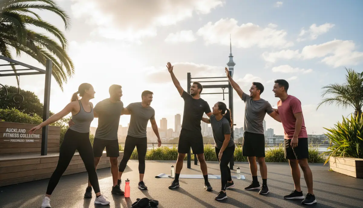 Auckland Fitness Community & Local Events - A diverse group of f