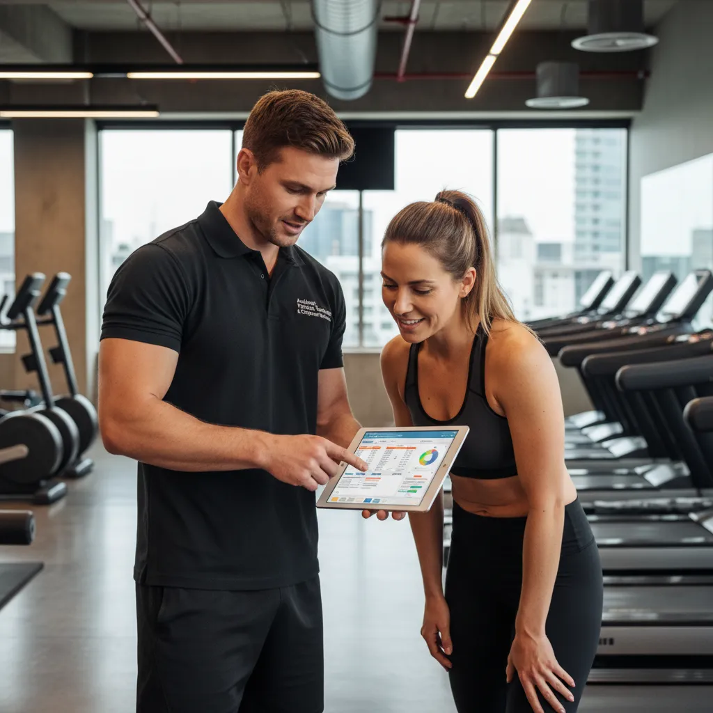 Customized workout plan discussion with Auckland personal trainer