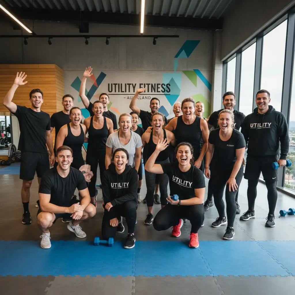 Friends connecting after gym fitness classes Auckland
