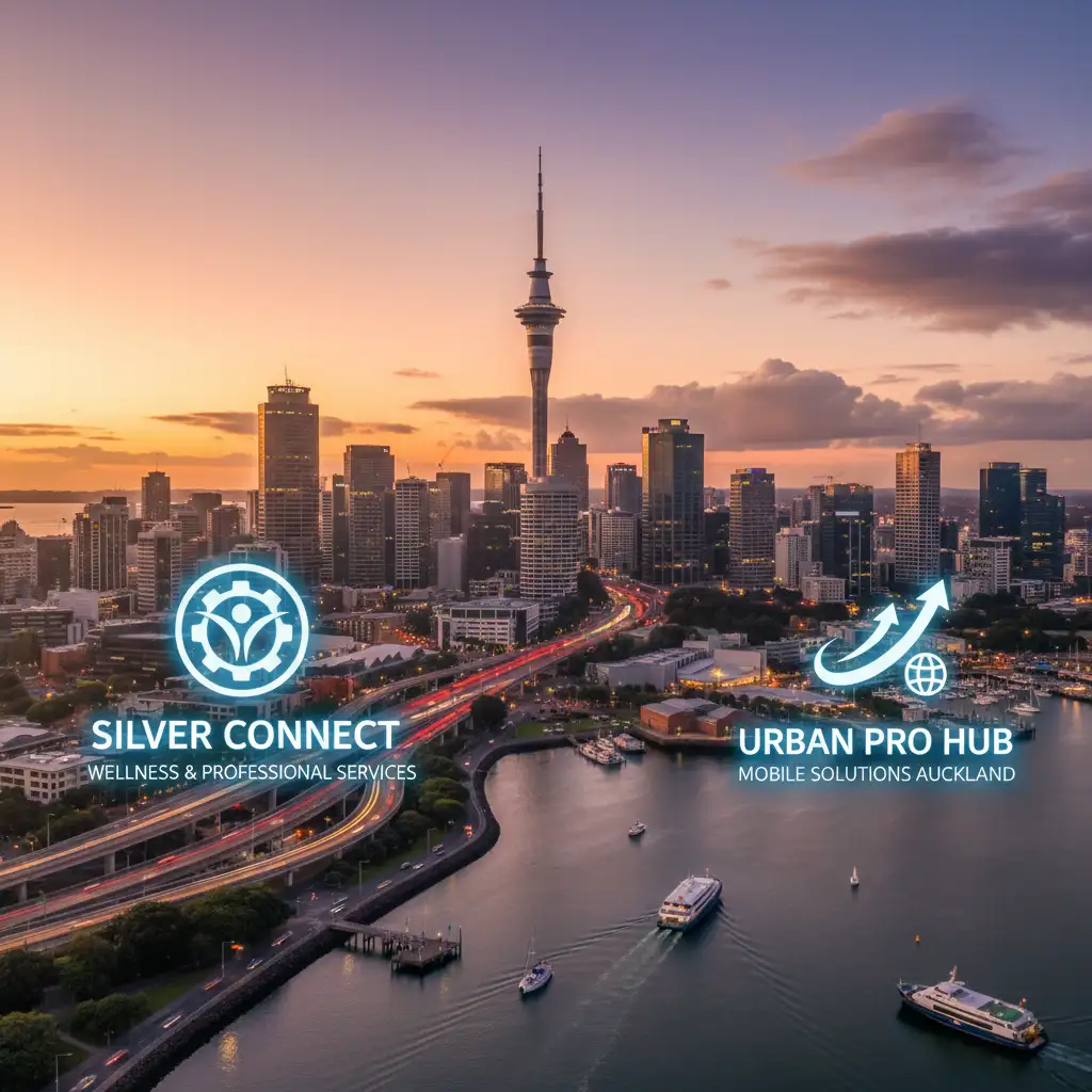 Auckland CBD skyline, representing convenient access to services