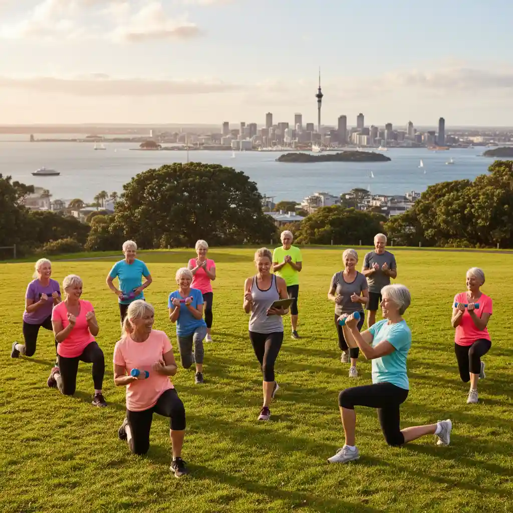 Group fitness in Remuera with mobile personal trainer