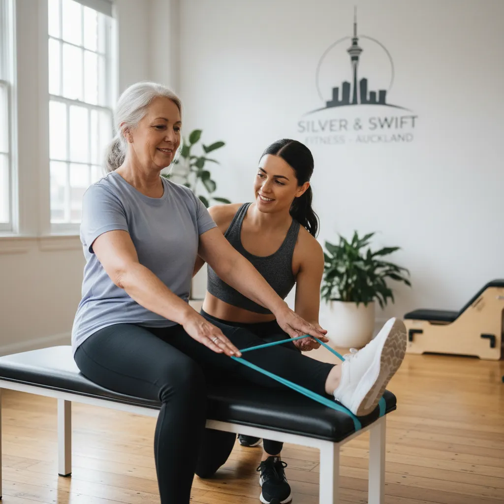 Personalized injury recovery fitness program for seniors