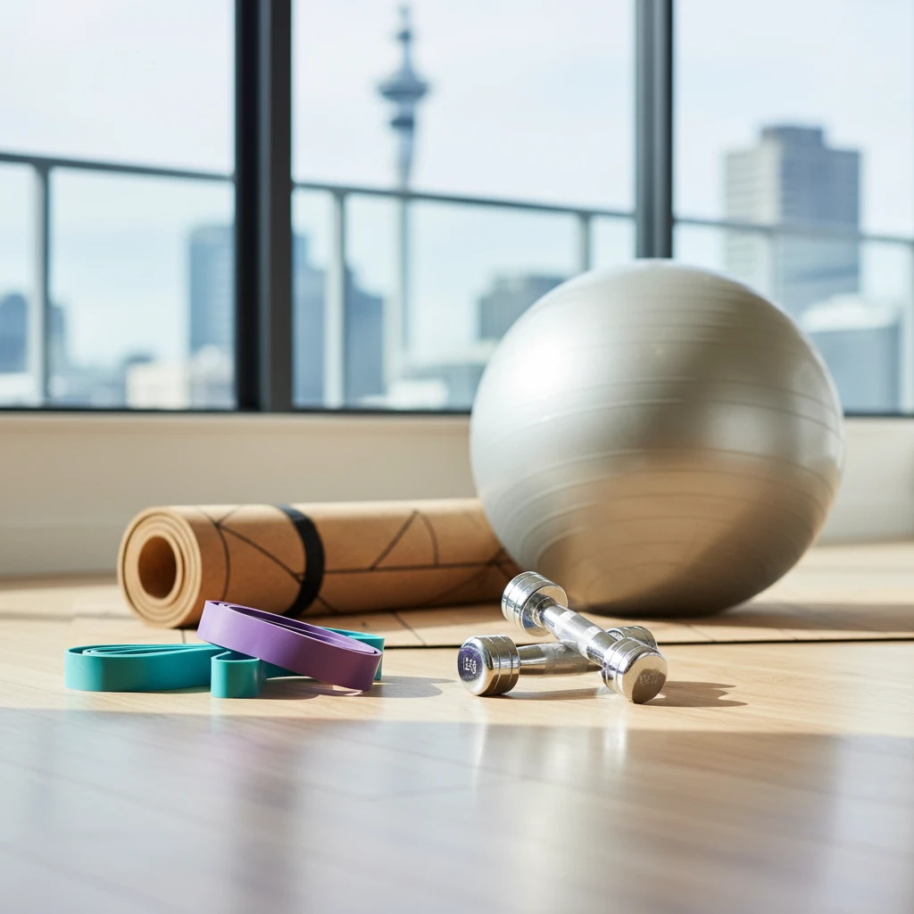 Portable fitness equipment used by mobile personal trainers