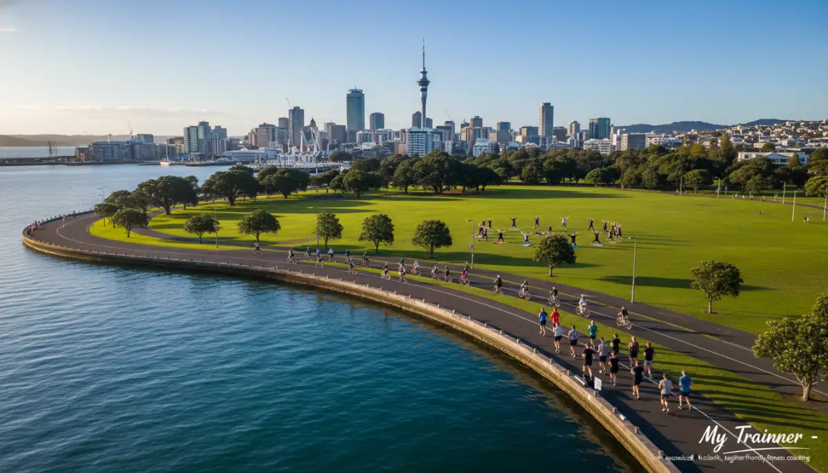 Auckland Local Fitness Guide - An aerial view of Au