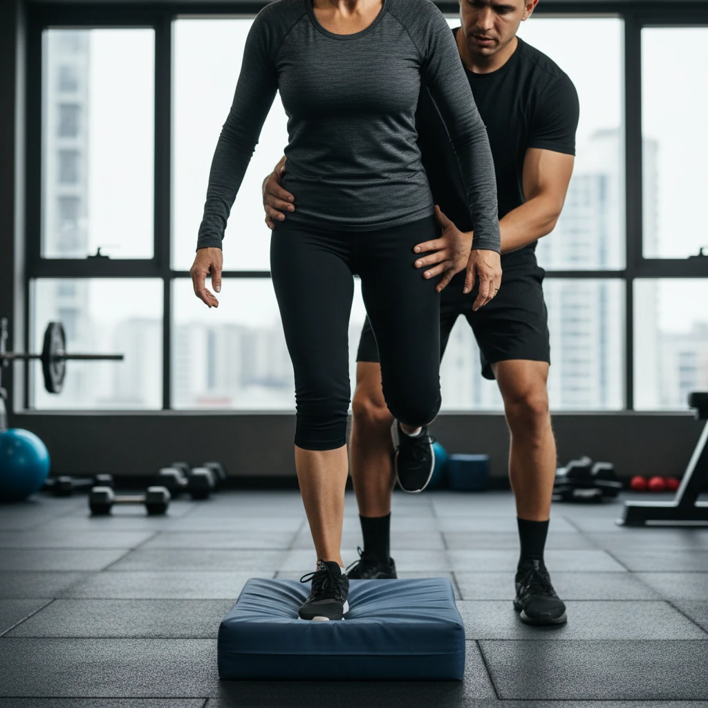 Safe balance exercises for joint replacement recovery