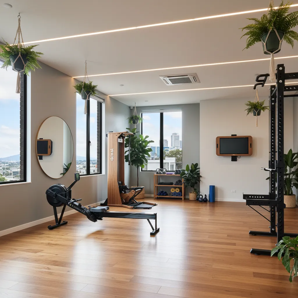 Private fitness studio environment in Auckland suitable for menopause coaching