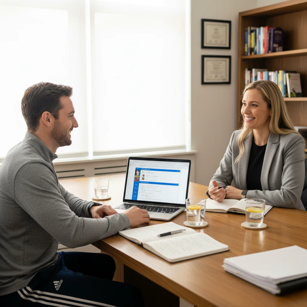 Booking a consultation with a menopause fitness specialist