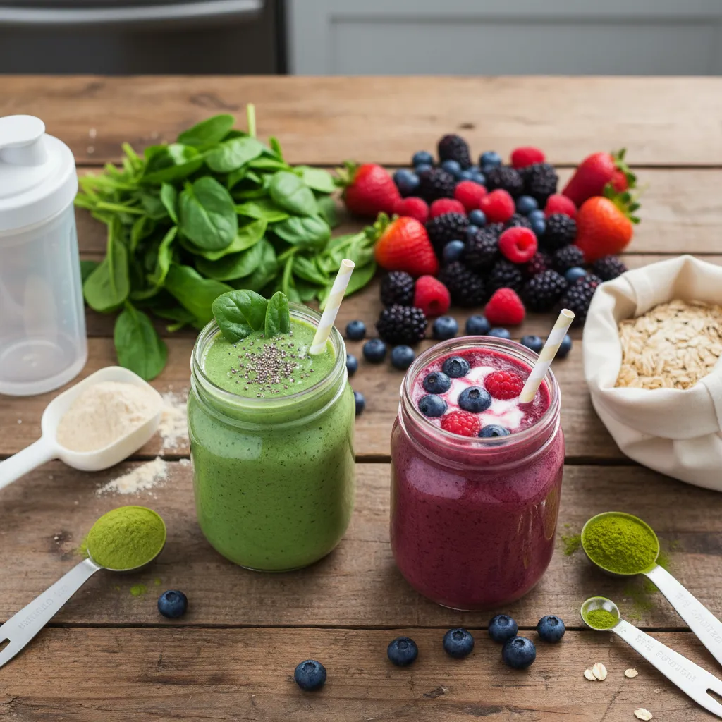 Nutrient dense smoothies for senior recovery